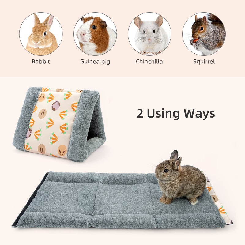 Niteangel Foldable Guinea Pig Tent Bed & Warm Tunnel for Rabbit Ferret Chinchilla Bunny Rats or Other Small Animals - Image 3